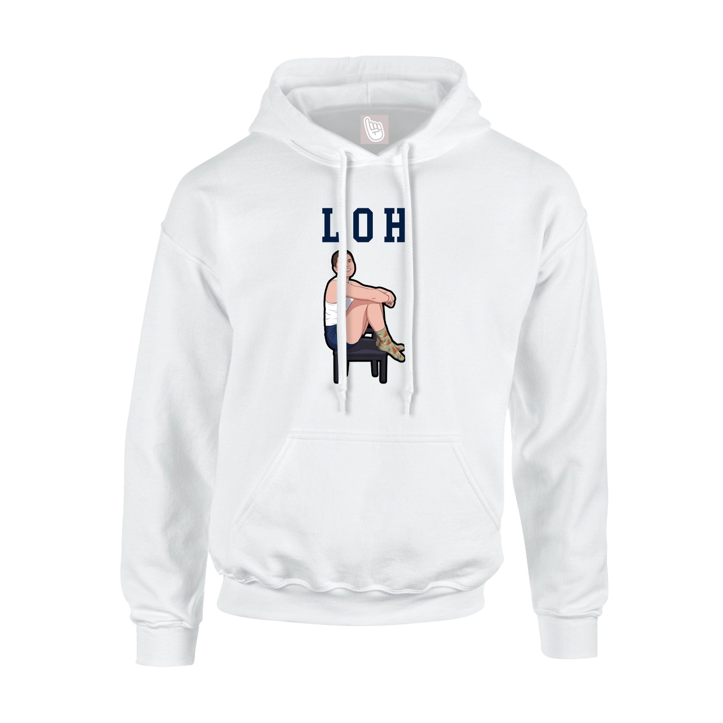 Youth Hoodie — Shirsey in White
