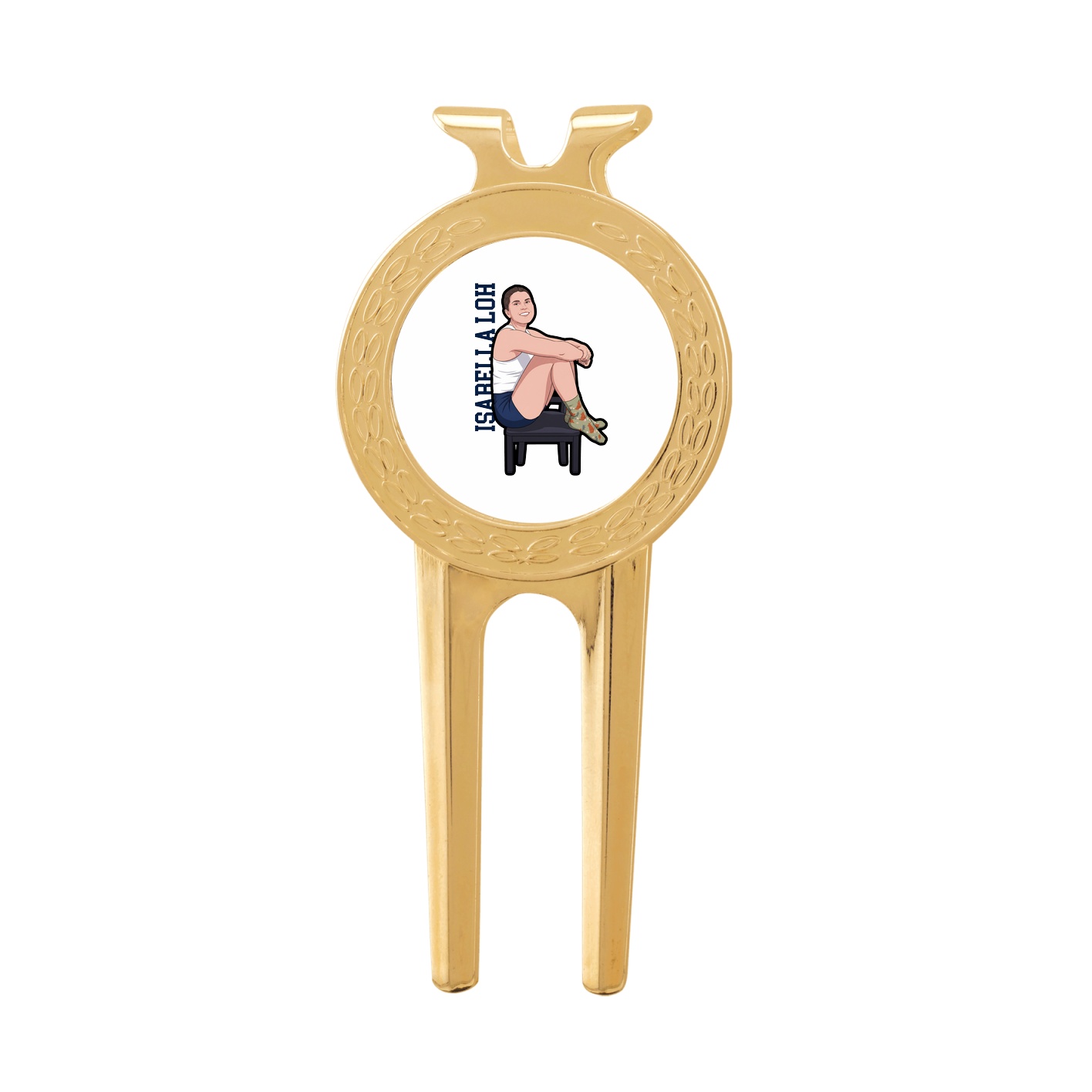 Divot Tool with Ball Marker — Name Vertical in Classic