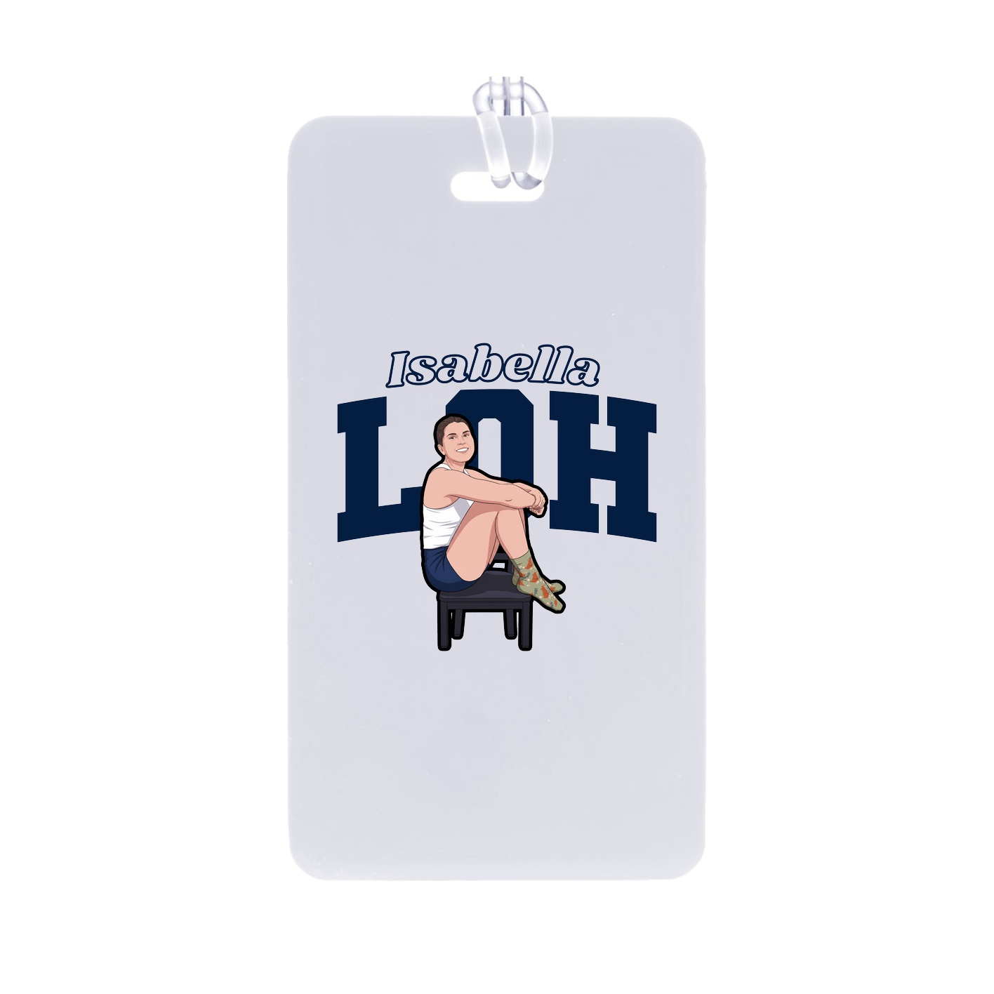 Bag Tag — Name Arch in Classic