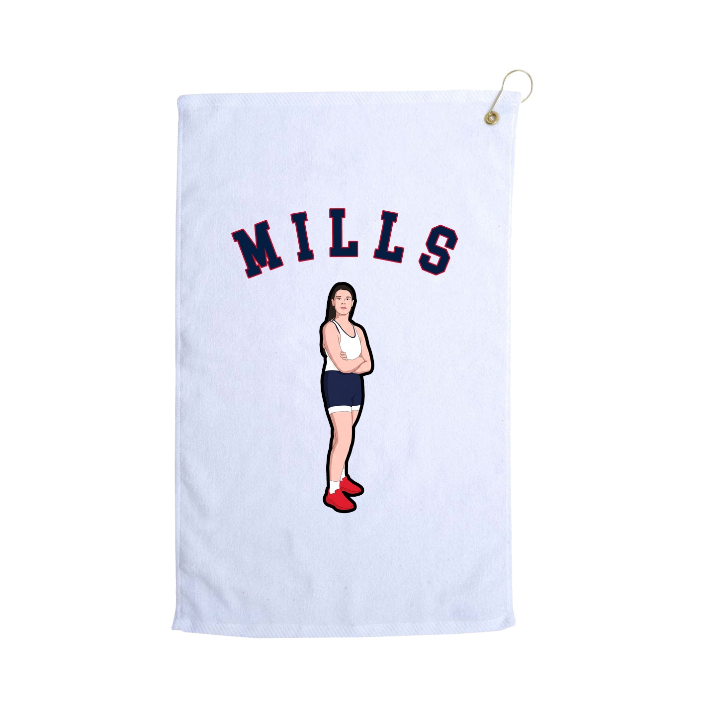 Golf Towel — Shirsey Arch in White