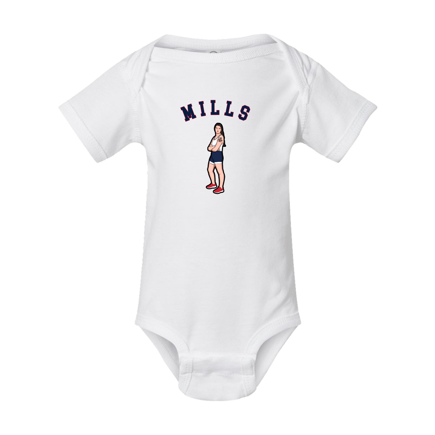 Baby Onesie — Shirsey Arch in White