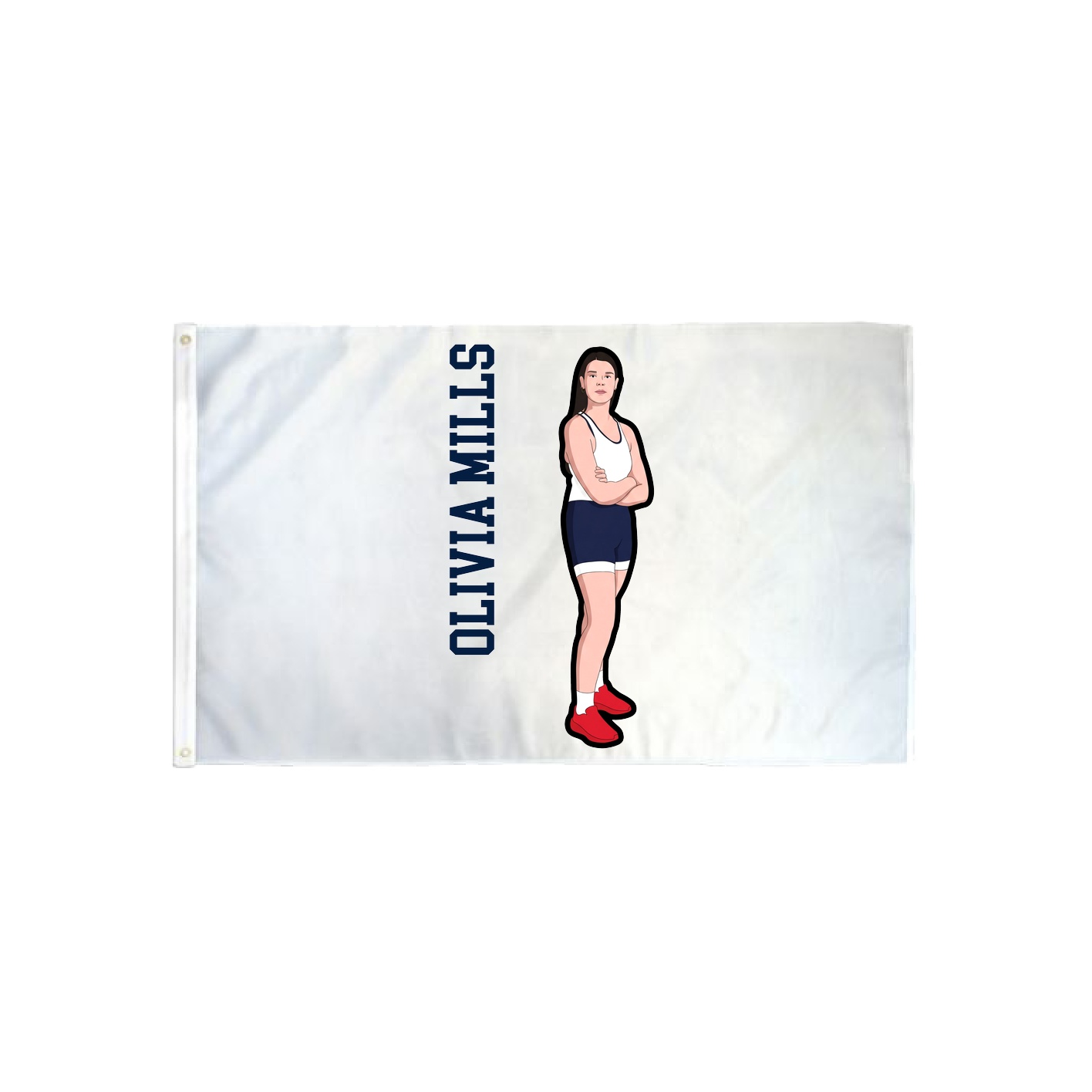 3x5 Flag — Name Vertical in Classic