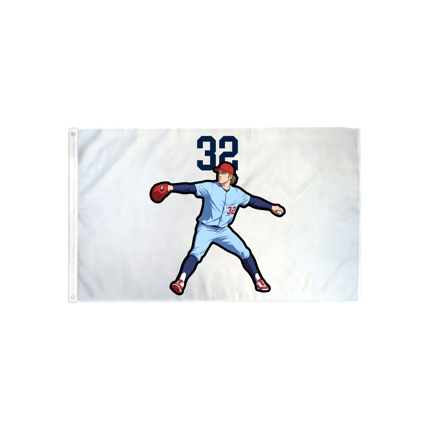 3x5 Flag — Number Top in Classic