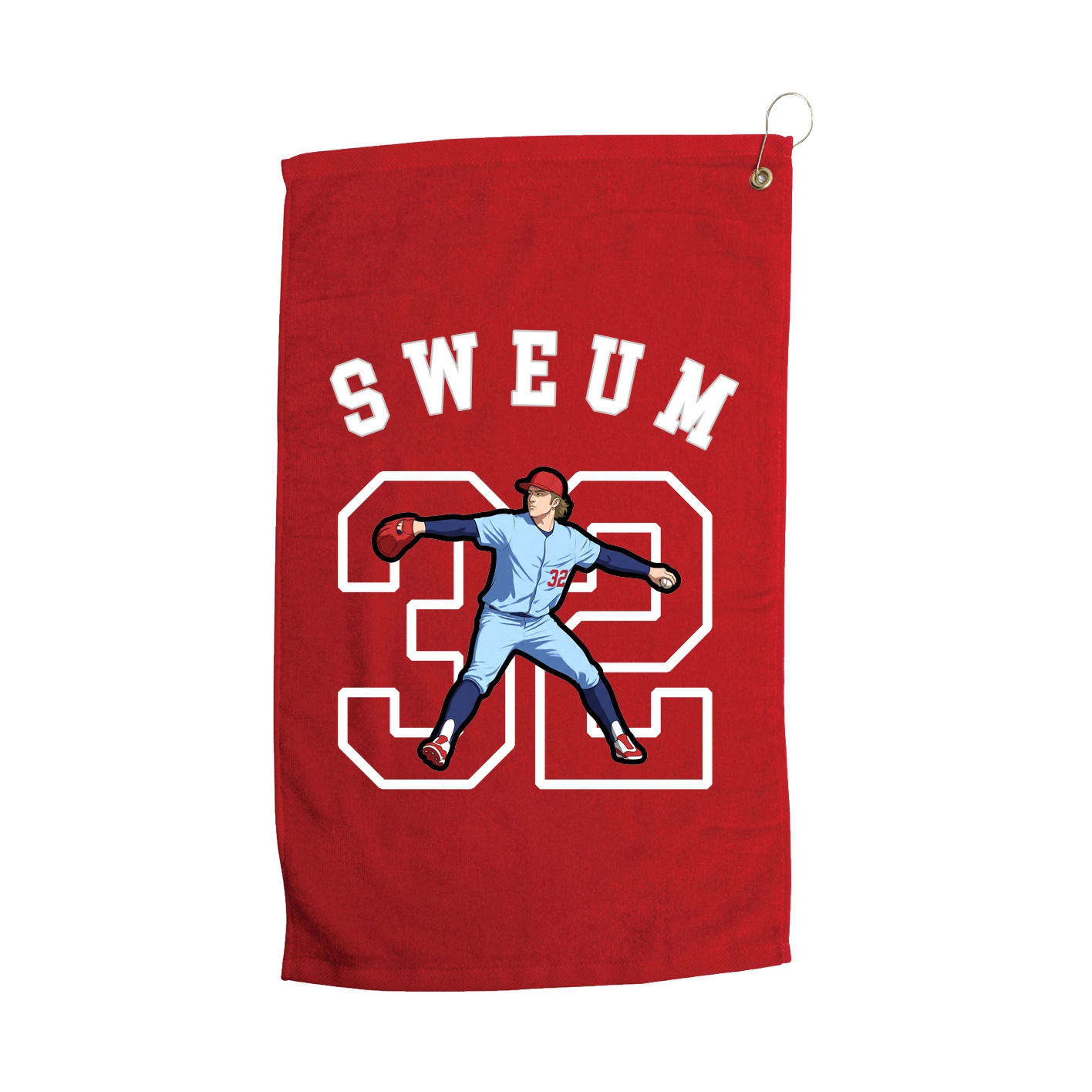 Golf Towel — Shirsey Arch in Red