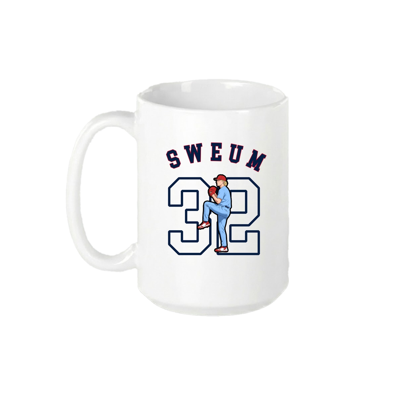 15oz Coffee Mug — Shirsey Arch in White