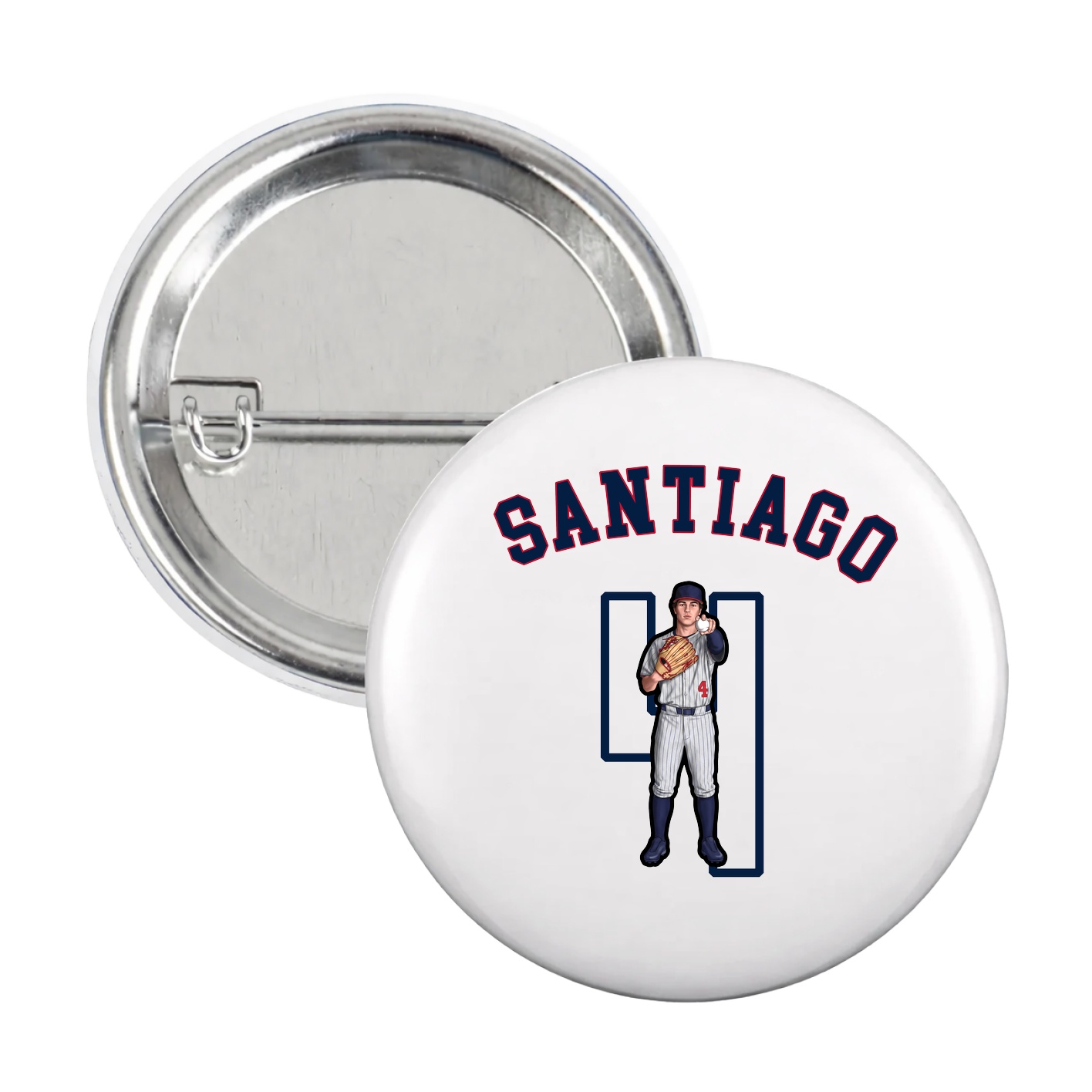Game Day Button — Shirsey Arch in White