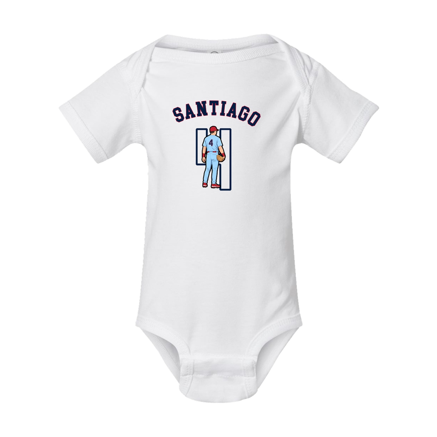 Baby Onesie — Shirsey Arch in White
