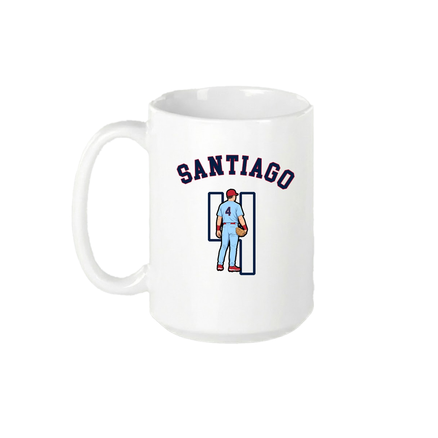 15oz Coffee Mug — Shirsey Arch in White
