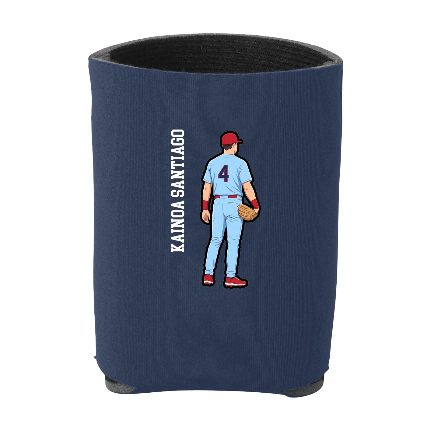 Can Holder — Name Vertical in Navy