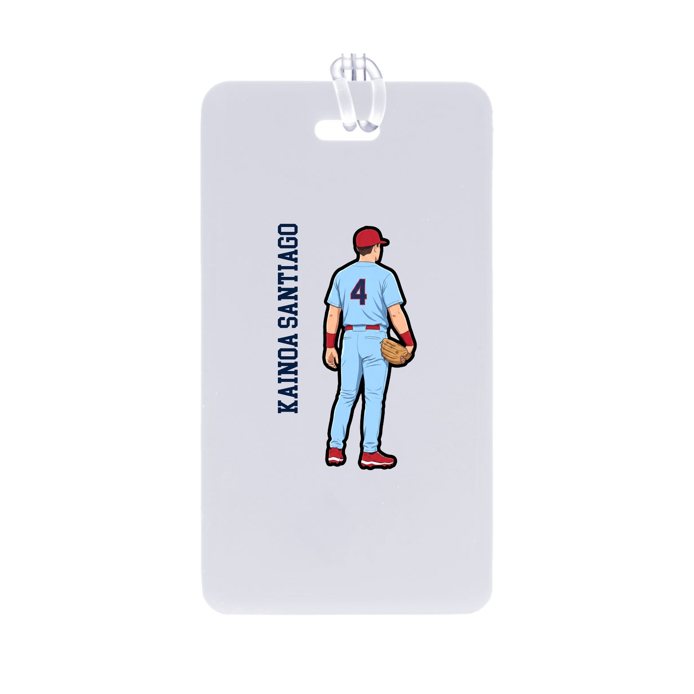 Bag Tag — Name Vertical in Classic