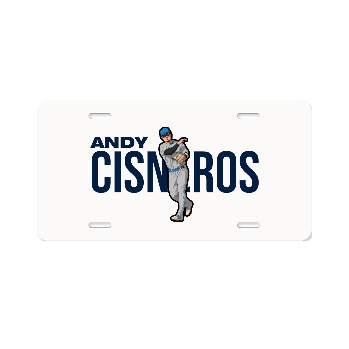 License Plate — Player Name in Classic
