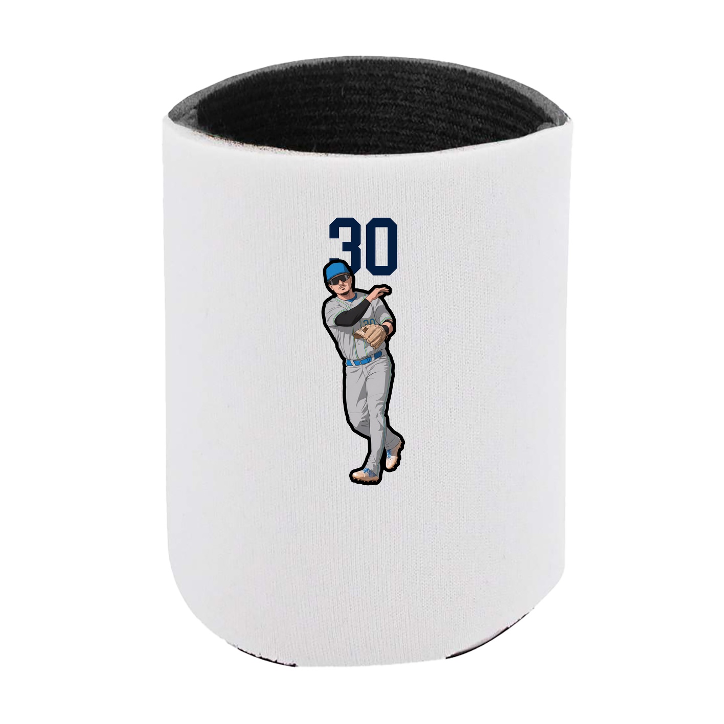 Can Holder — Number Top in White