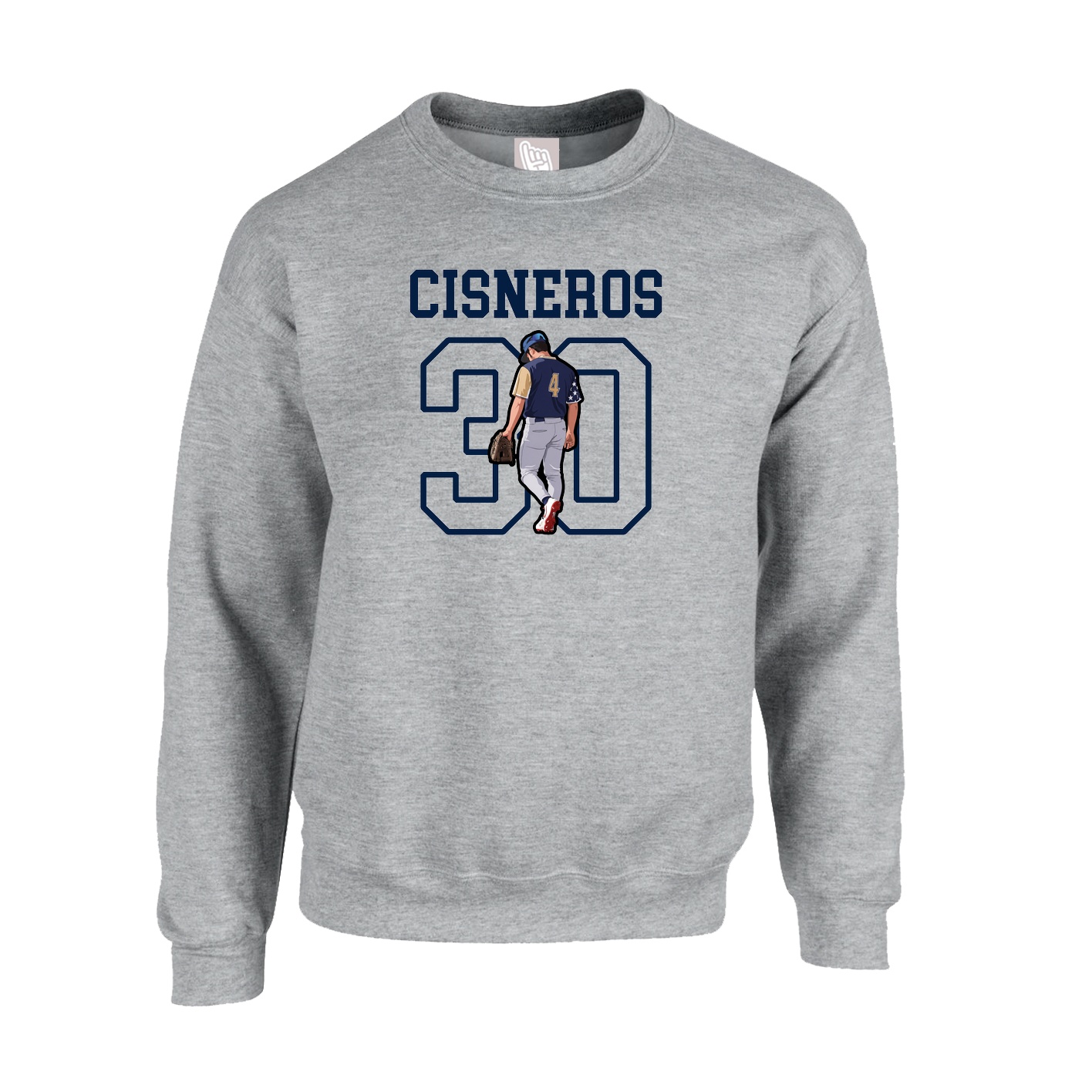 Fleece Crew — Shirsey in Grey