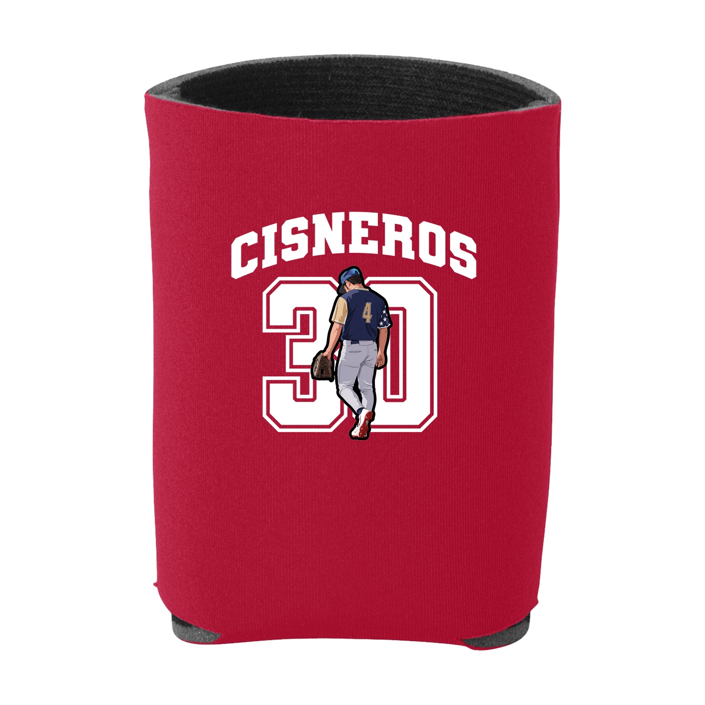 Can Holder — Number in Red