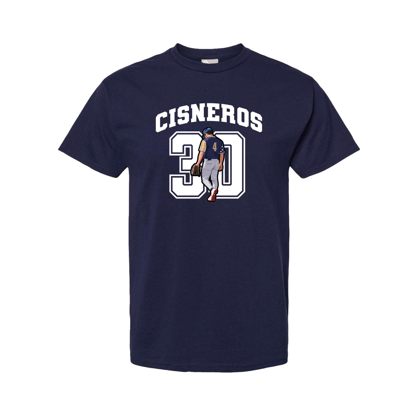 Tee — Number in Navy