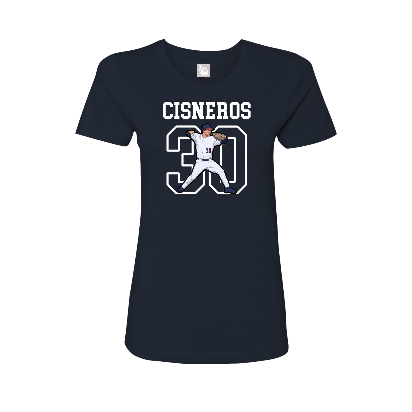 Fitted Women's Tee — Shirsey in Navy