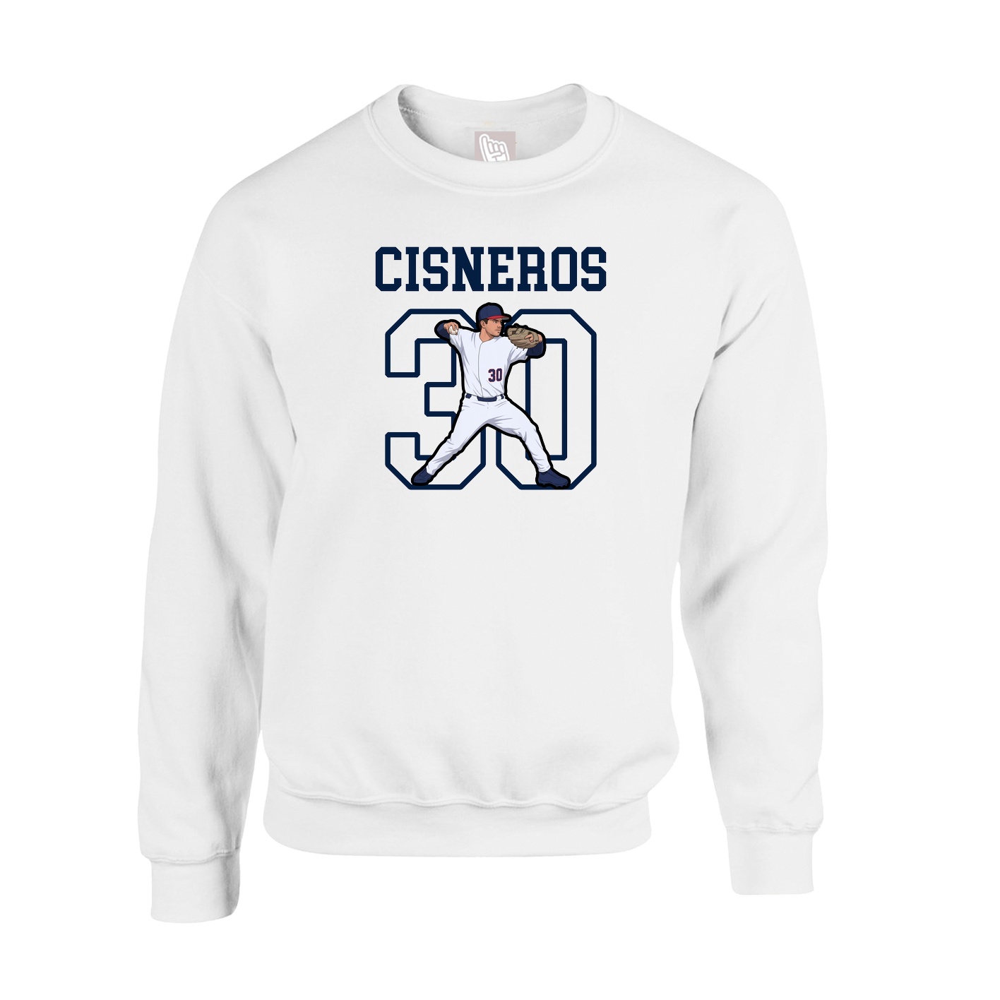 Fleece Crew — Shirsey in White