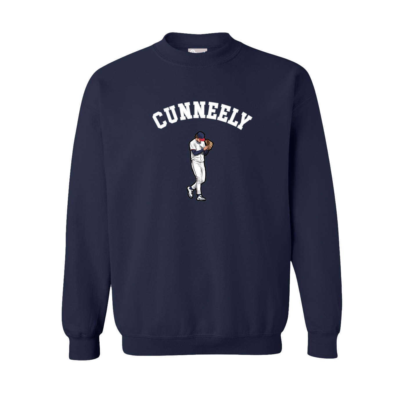 Fleece Crew — Shirsey Arch in Navy