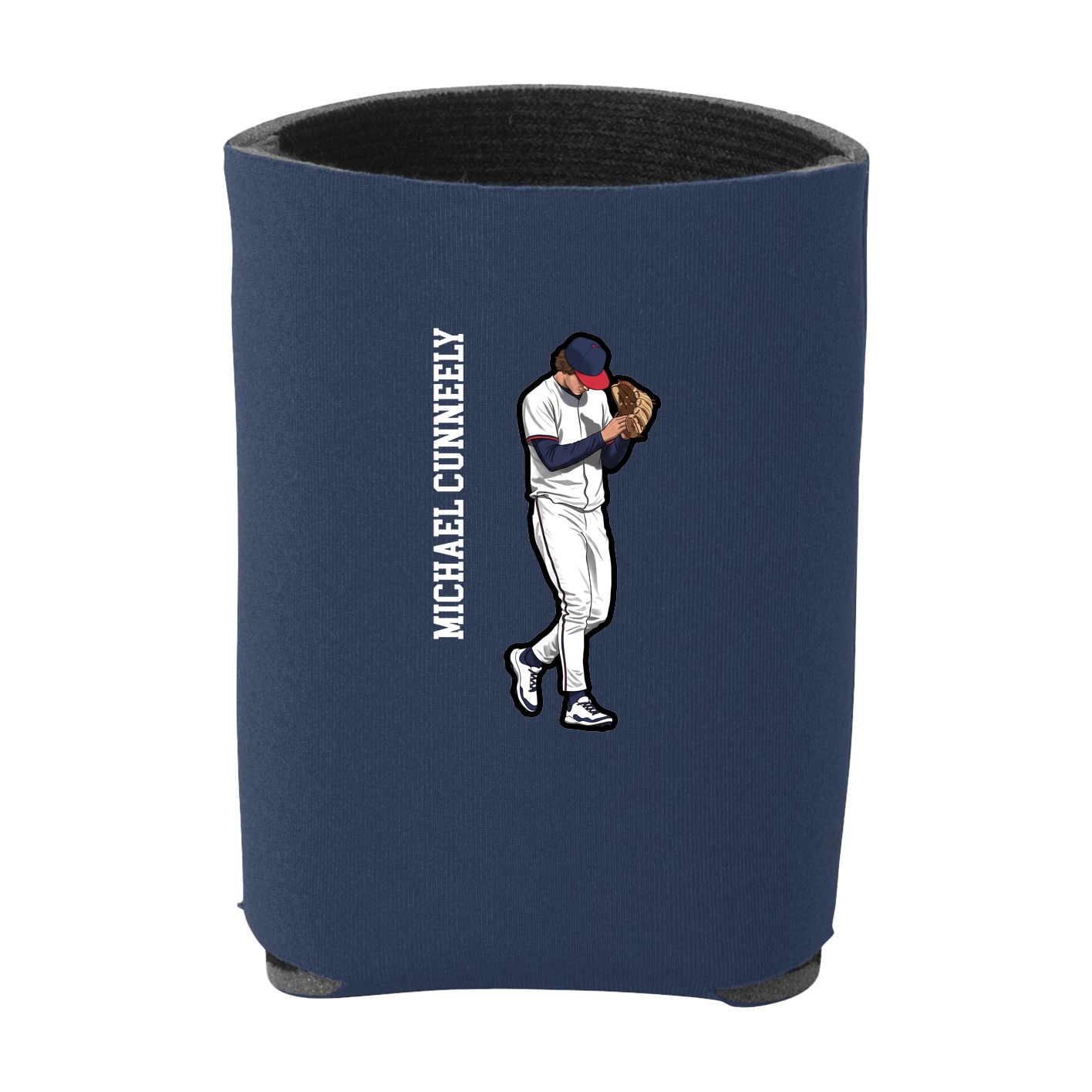 Can Holder — Name Vertical in Navy