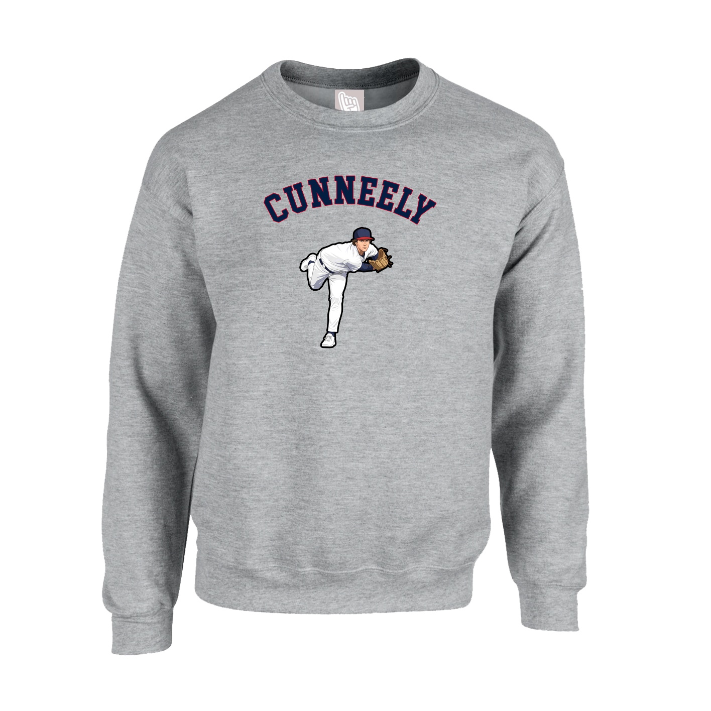 Fleece Crew — Shirsey Arch in Grey