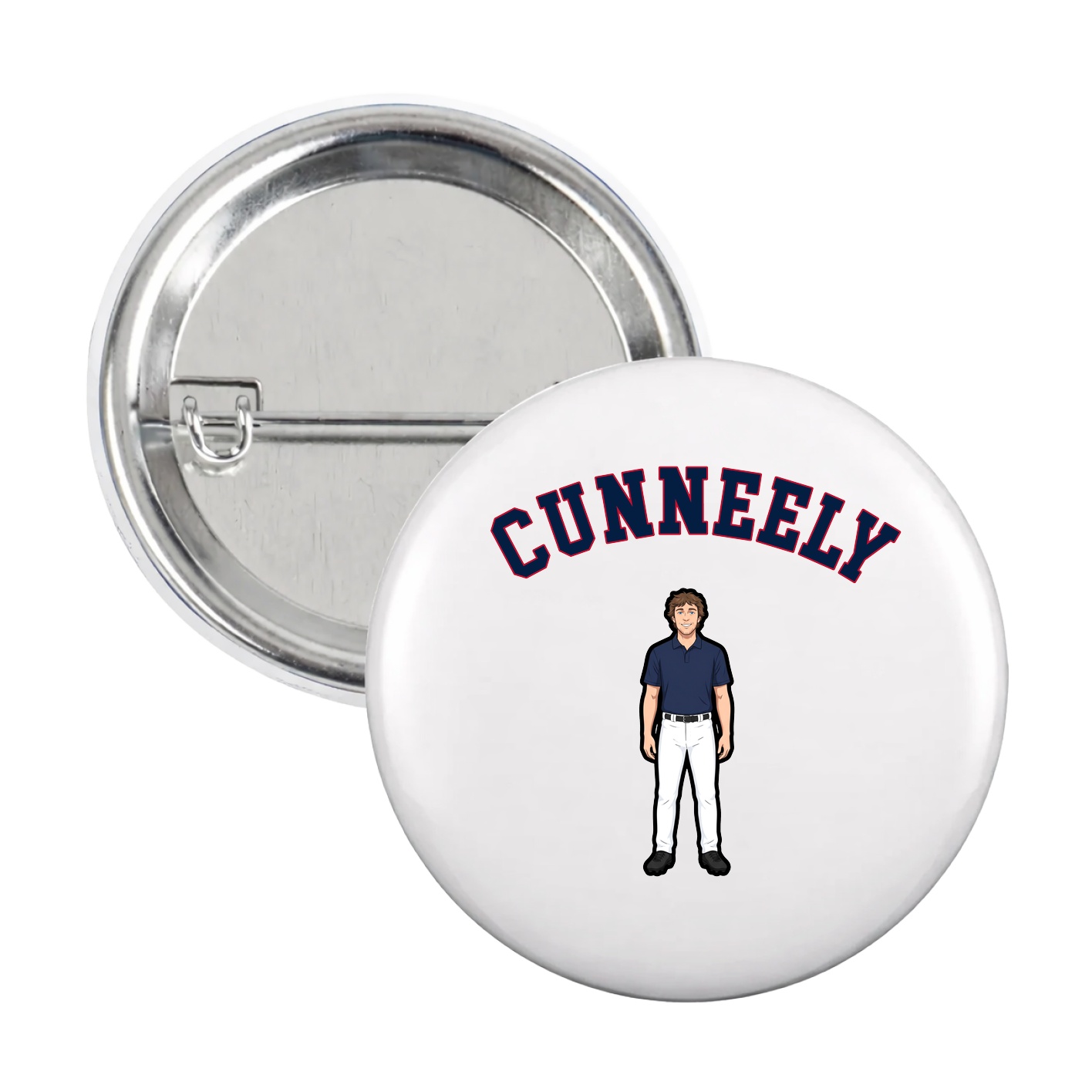 Game Day Button — Shirsey Arch in White