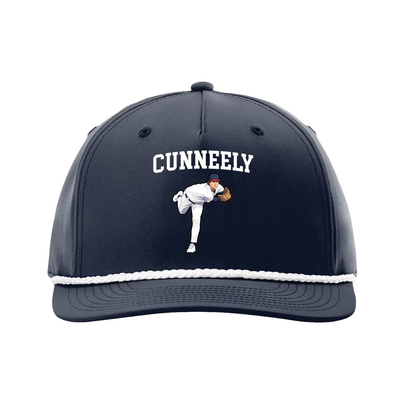 Five-Panel Classic Rope Cap — Shirsey in Navy