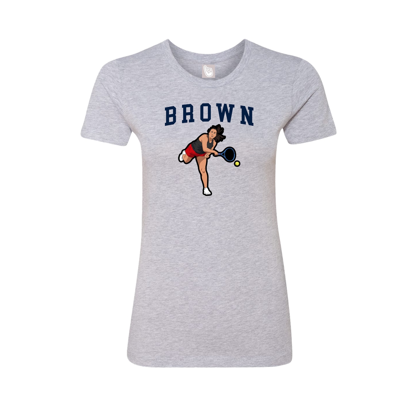 Fitted Women's Tee — Shirsey in Grey