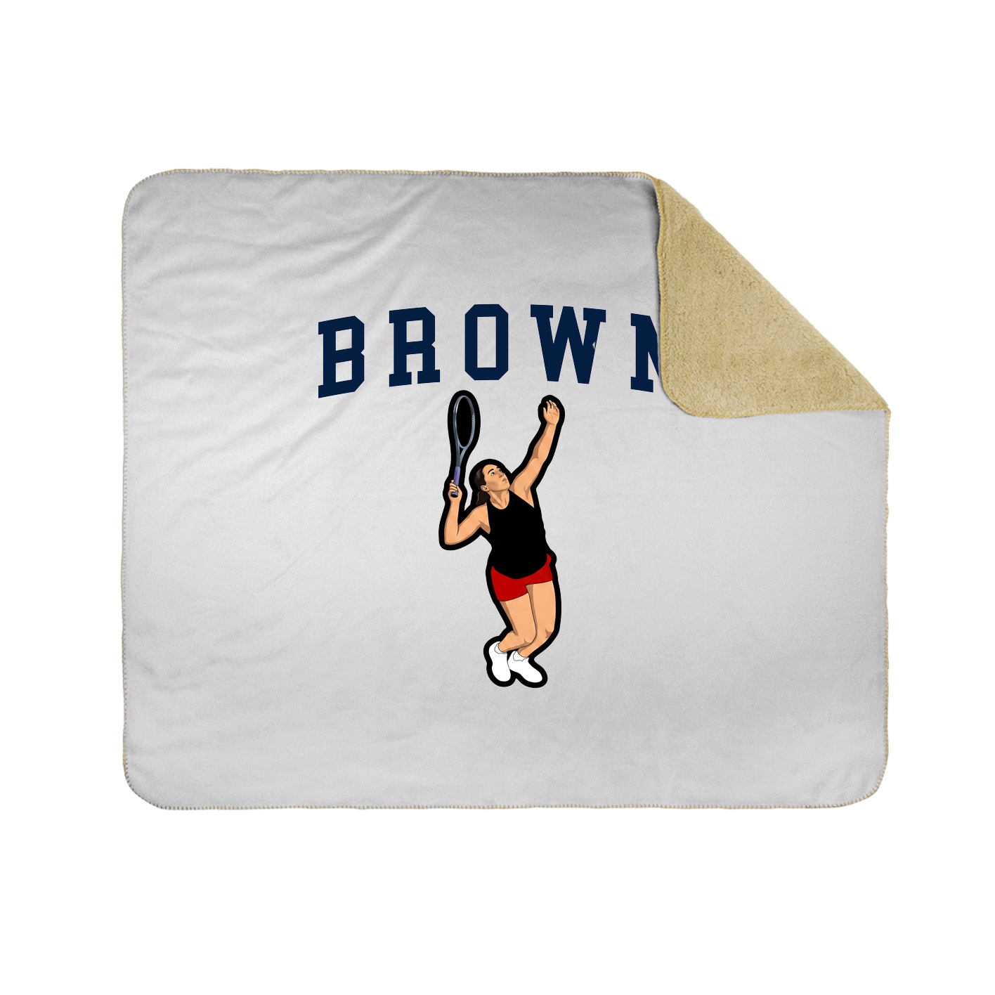 Throw Blanket — Shirsey in White