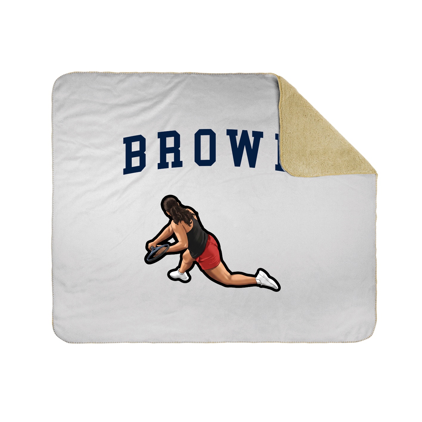 Throw Blanket — Shirsey in White