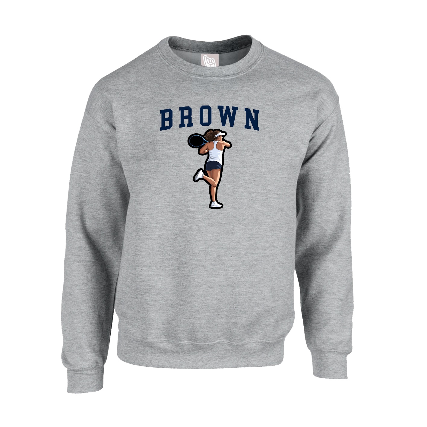 Fleece Crew — Shirsey in Grey