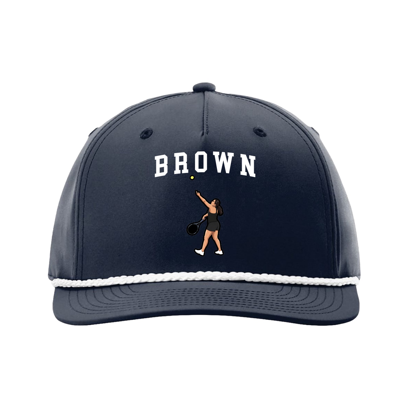 Five-Panel Classic Rope Cap — Shirsey in Navy