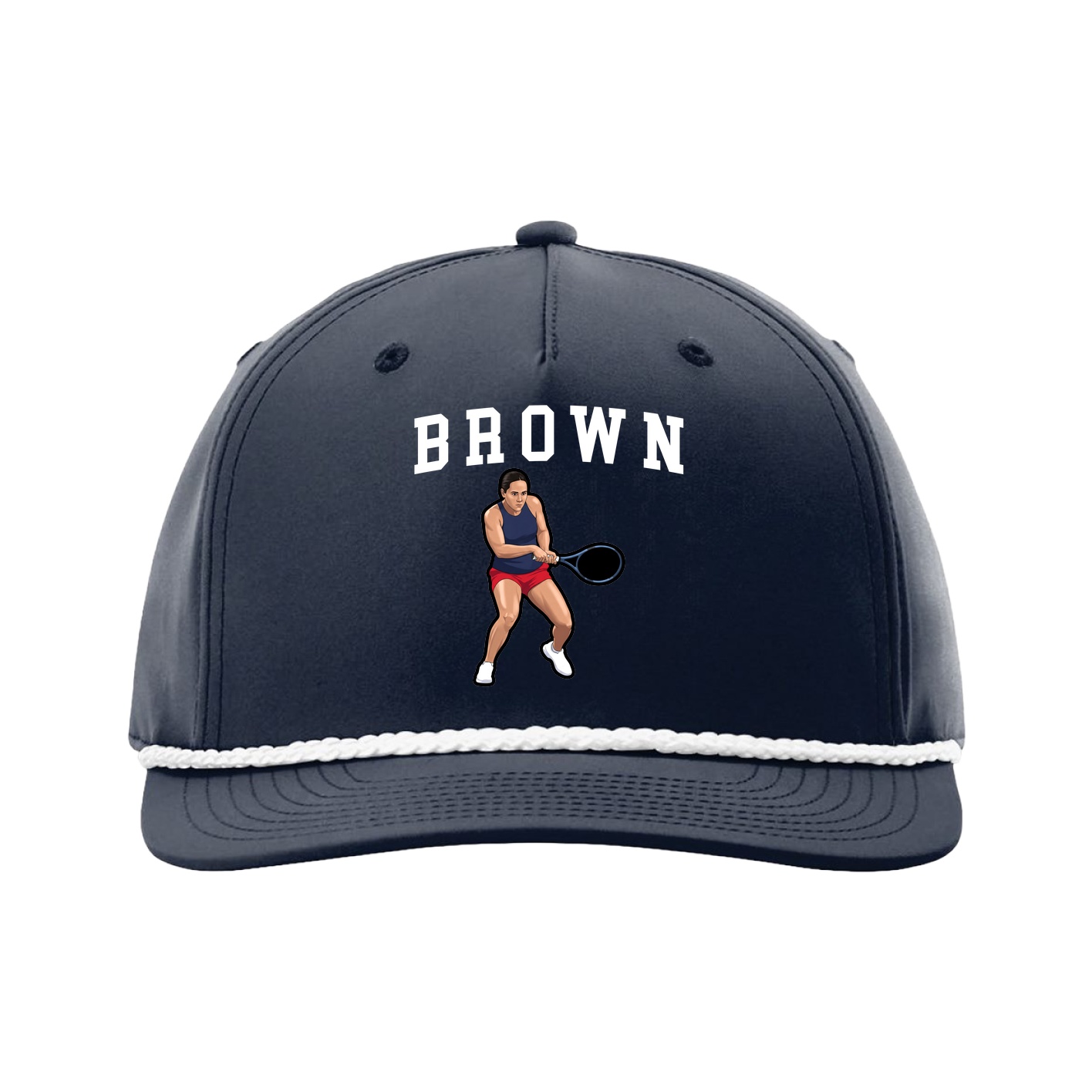 Five-Panel Classic Rope Cap — Shirsey in Navy