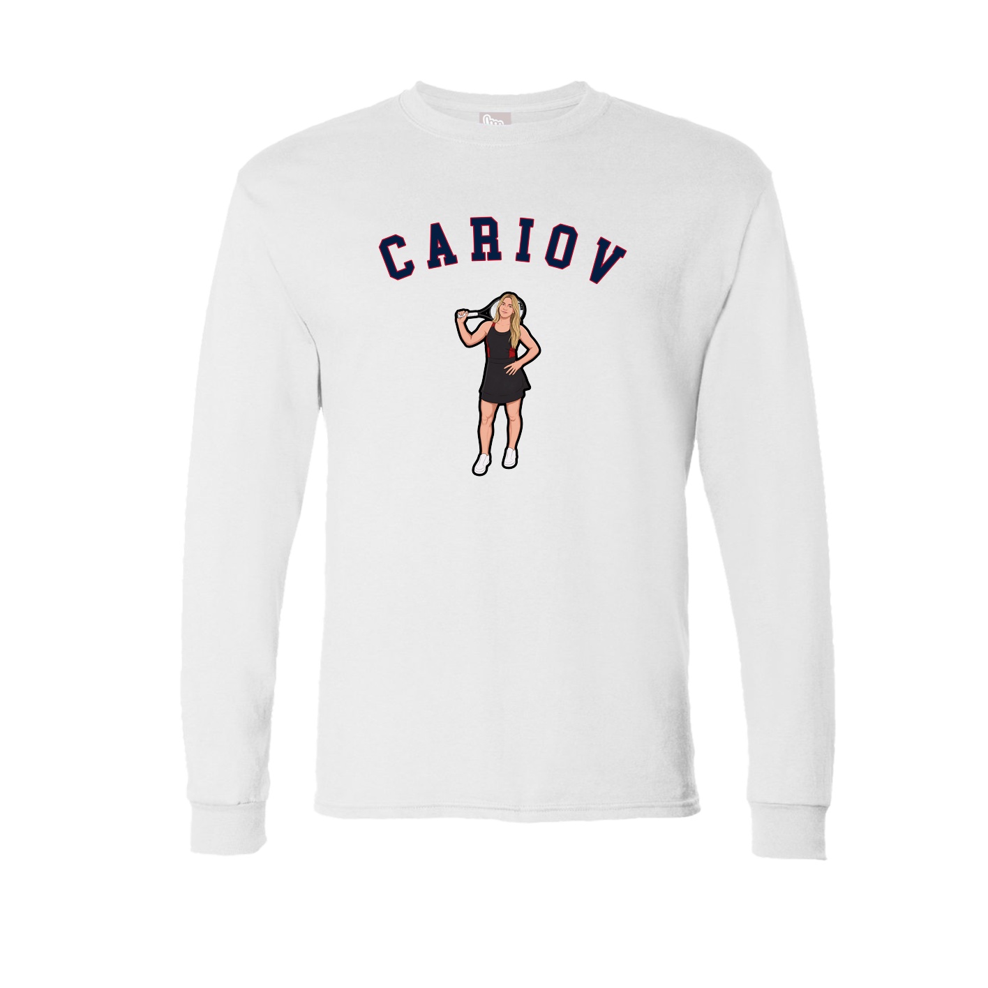 Long Sleeve Tee — Shirsey Arch in White
