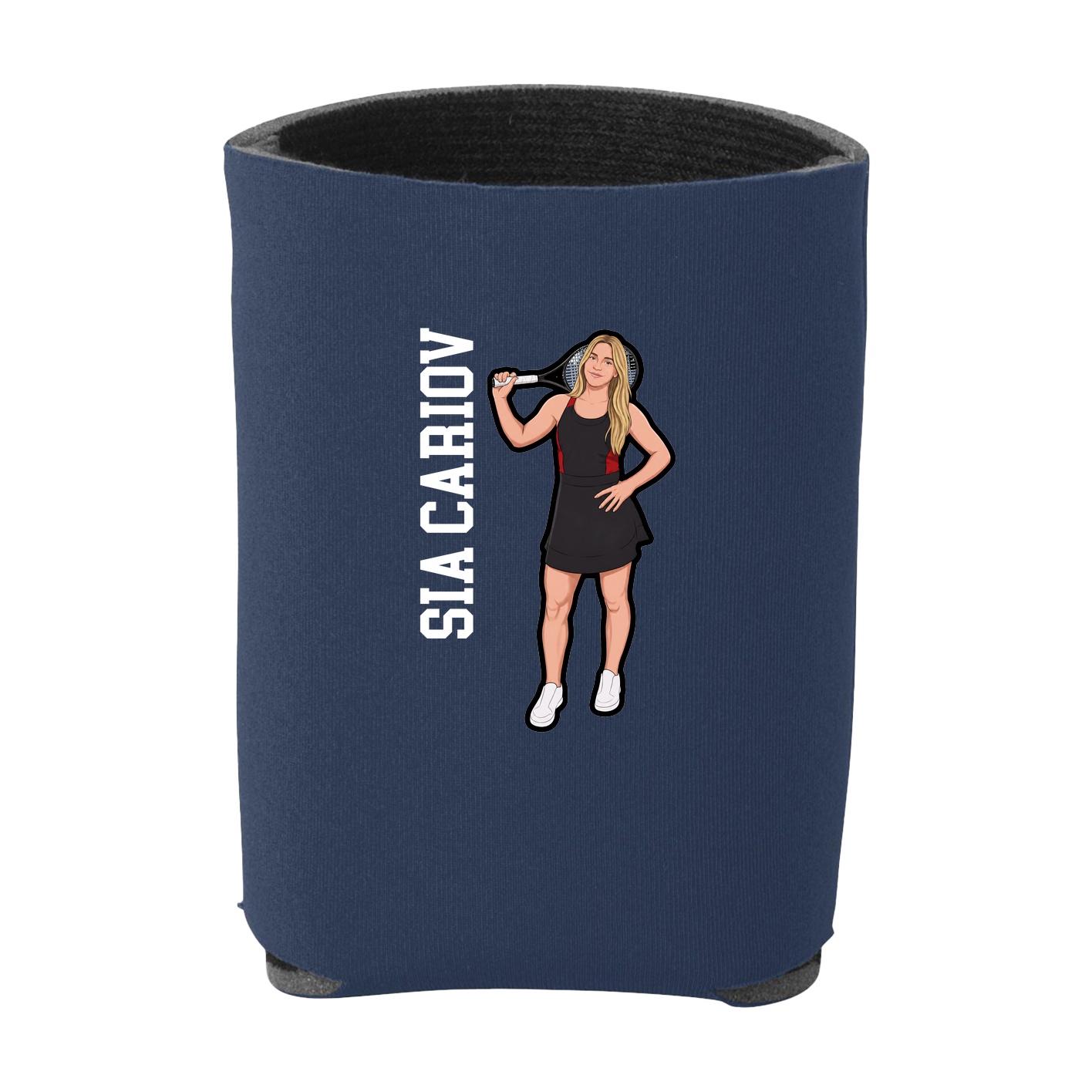 Can Holder — Name Vertical in Navy