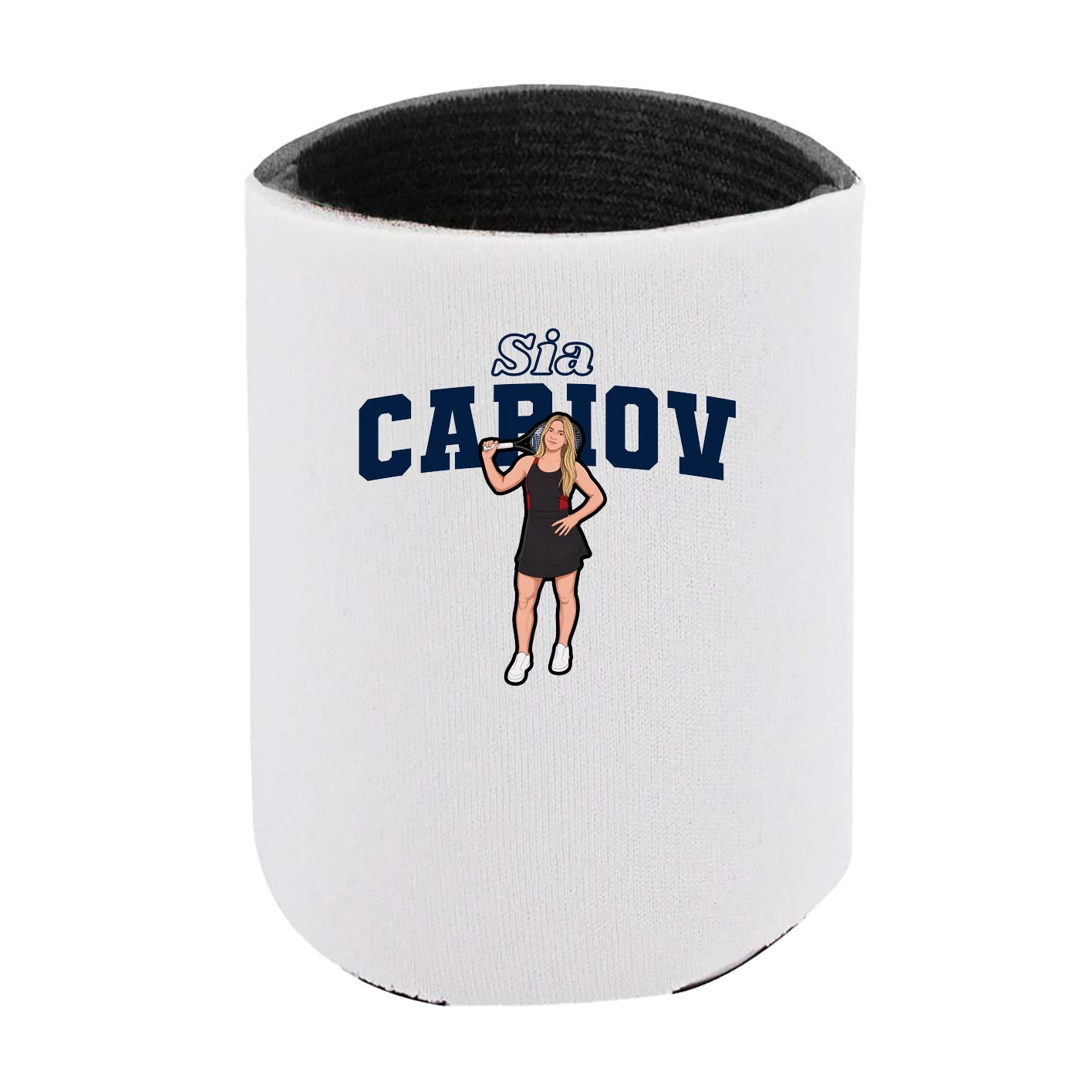 Can Holder — Name Arch in White