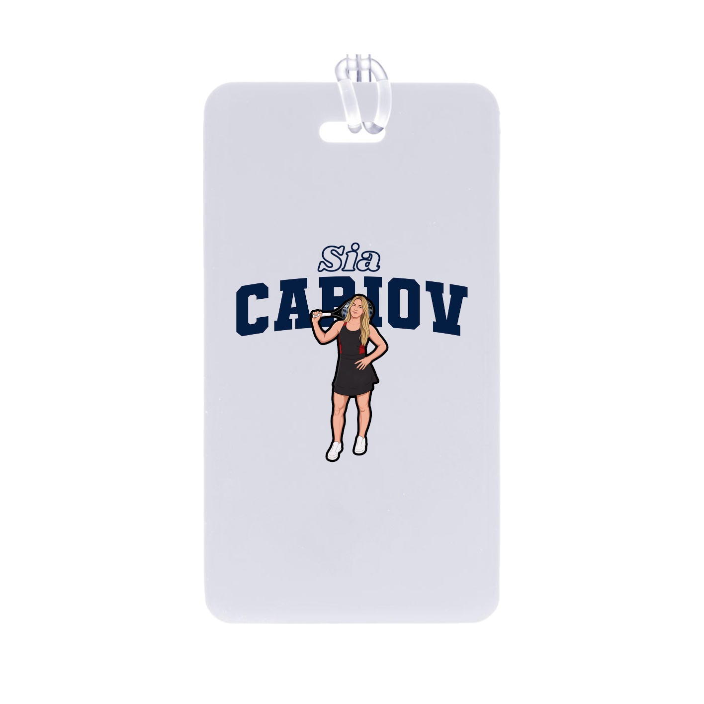 Bag Tag — Name Arch in Classic