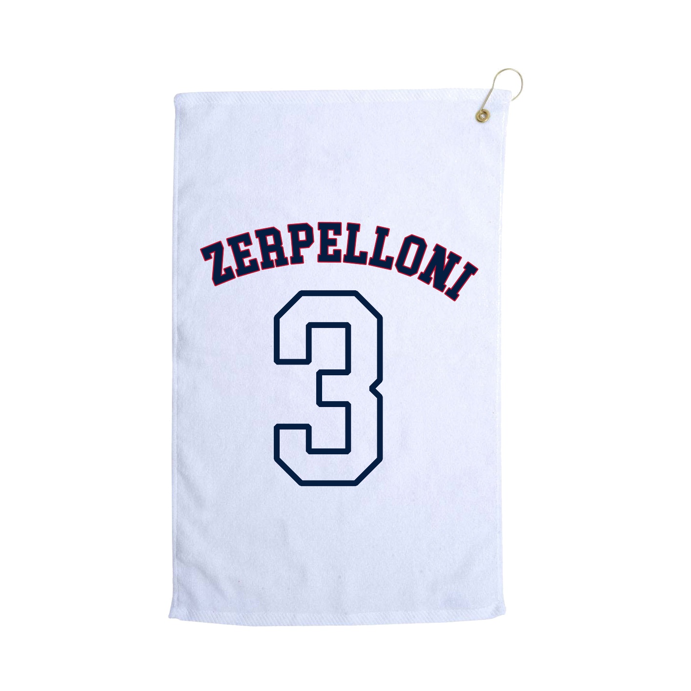 Golf Towel — Shirsey Arch in White