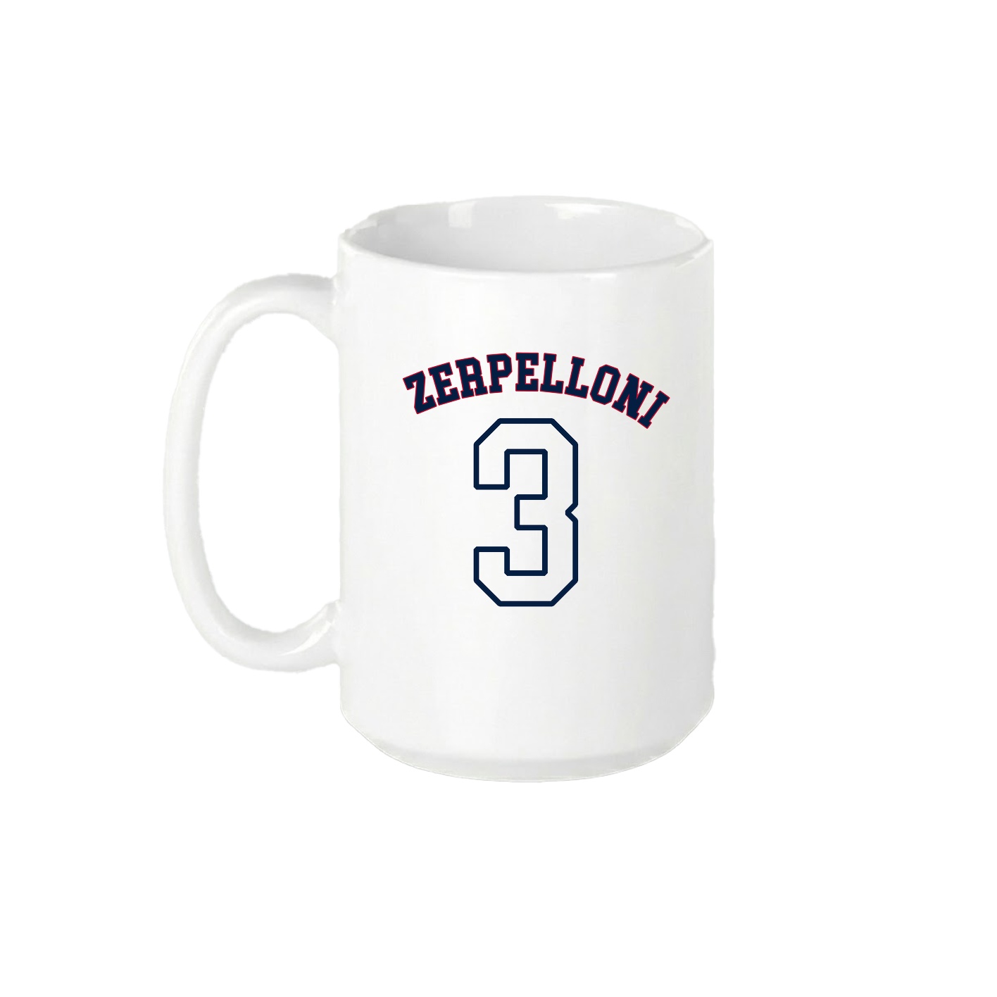 15oz Coffee Mug — Shirsey Arch in White