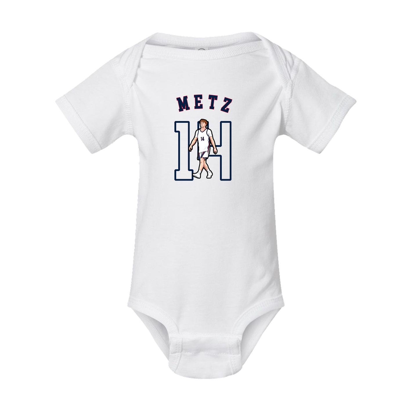 Baby Onesie — Shirsey Arch in White