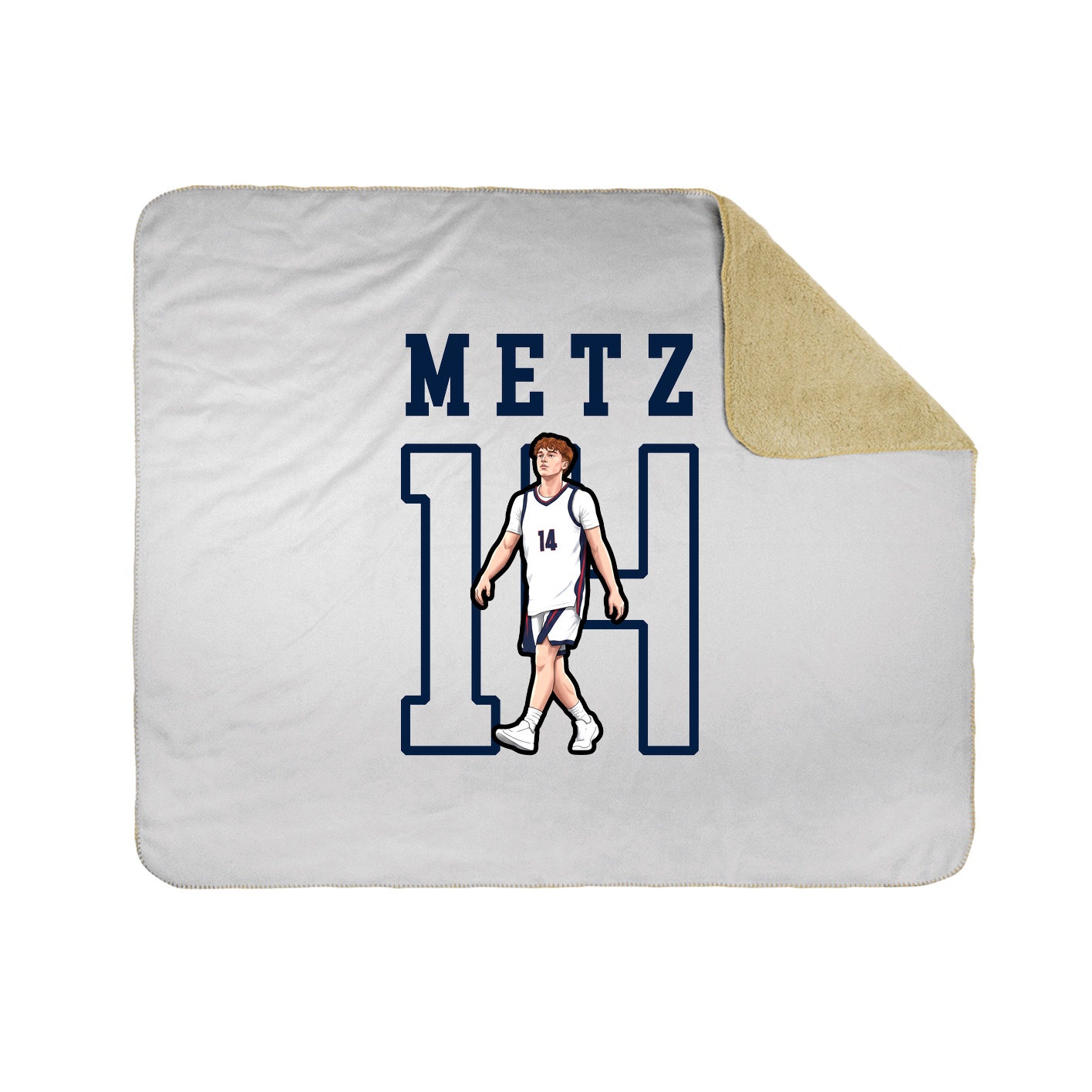 Throw Blanket — Shirsey in White
