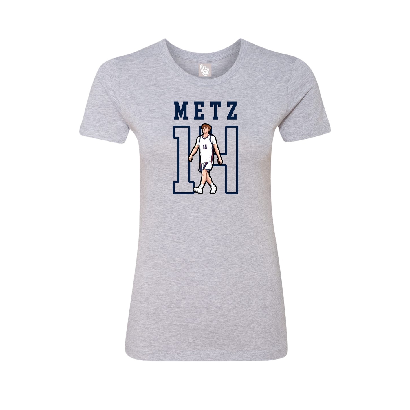 Fitted Women's Tee — Shirsey in Grey