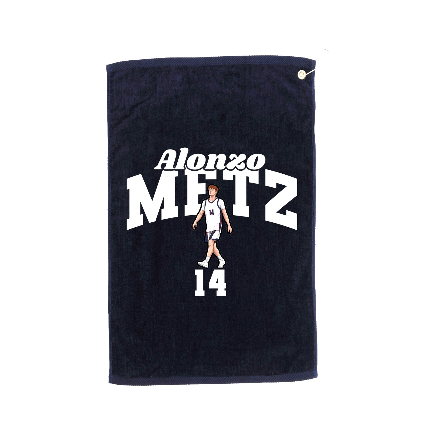 Golf Towel — Signature Arch in Navy