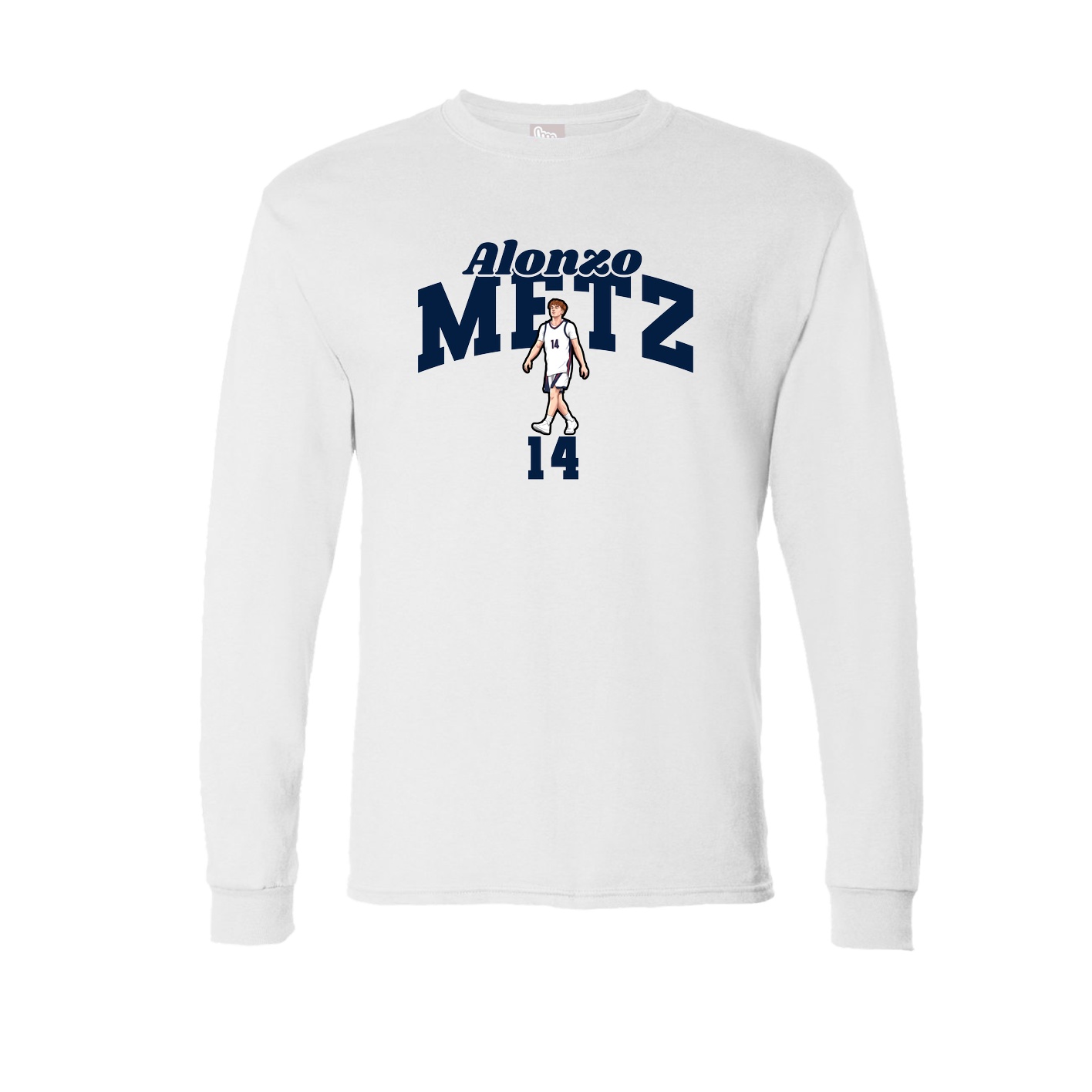 Long Sleeve Tee — Signature Arch in White