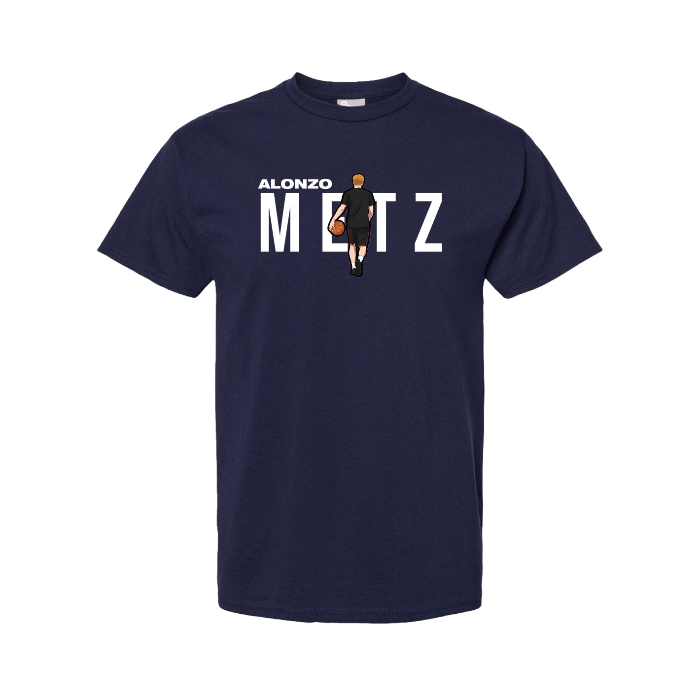 Tee — Player Name in Navy