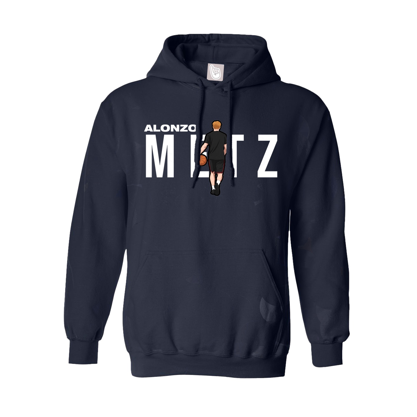 Hoodie — Player Name in Navy