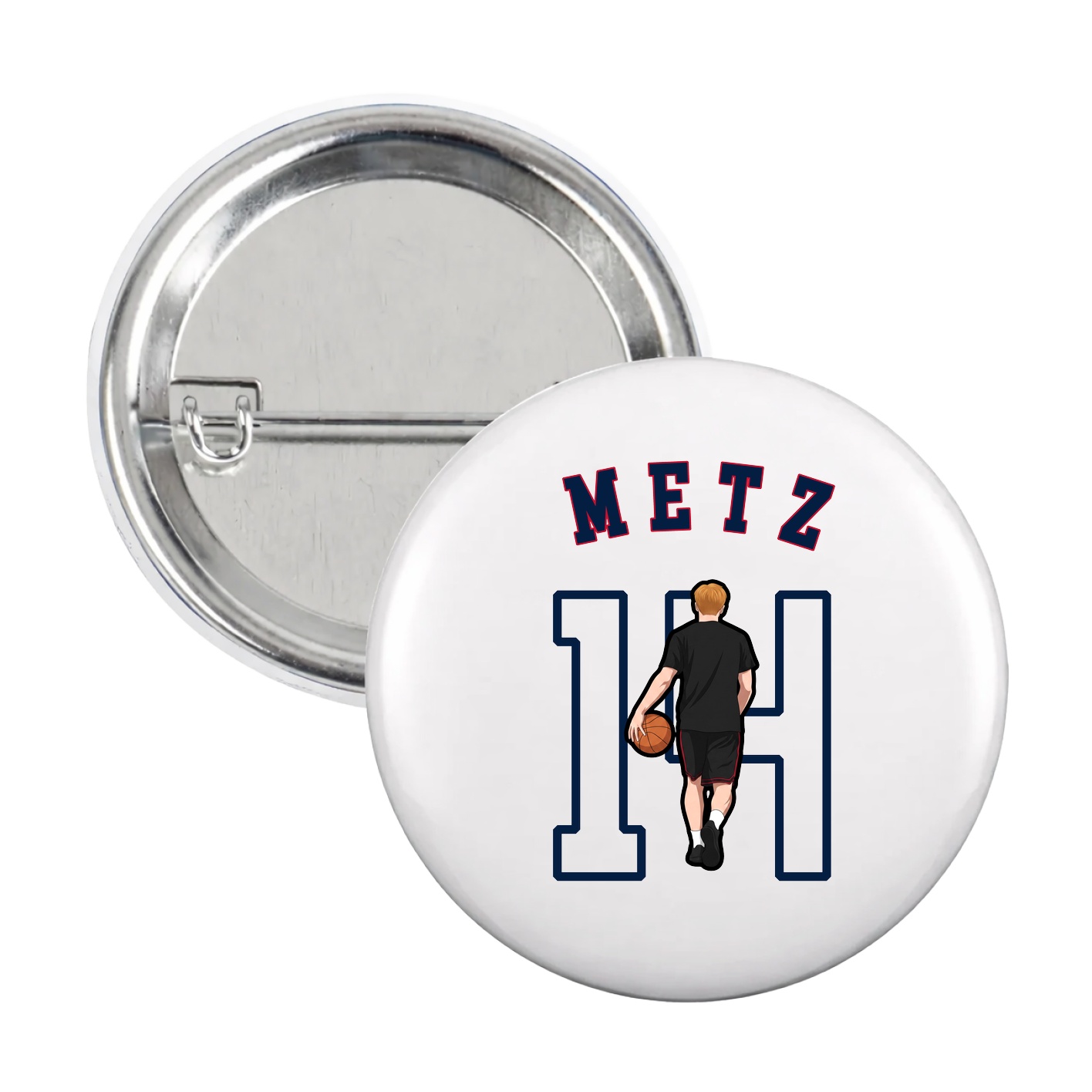 Game Day Button — Shirsey Arch in White