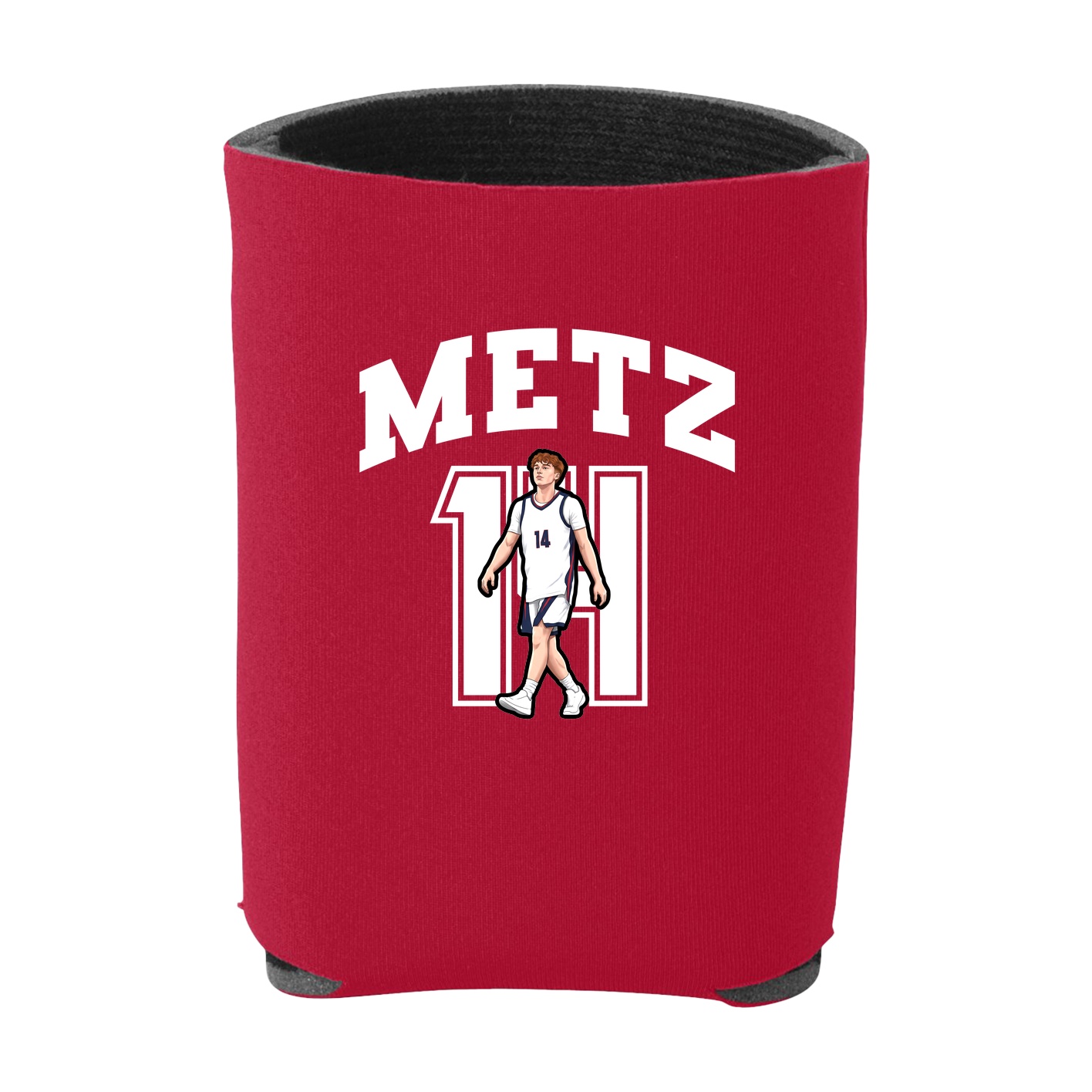 Can Holder — Number in Red