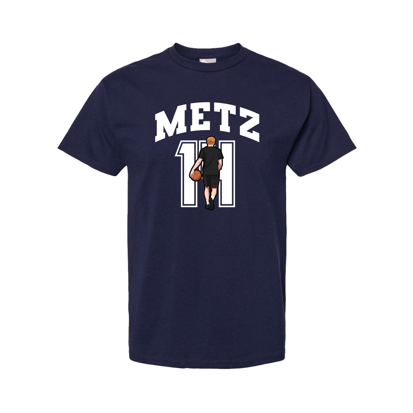 Tee — Number in Navy