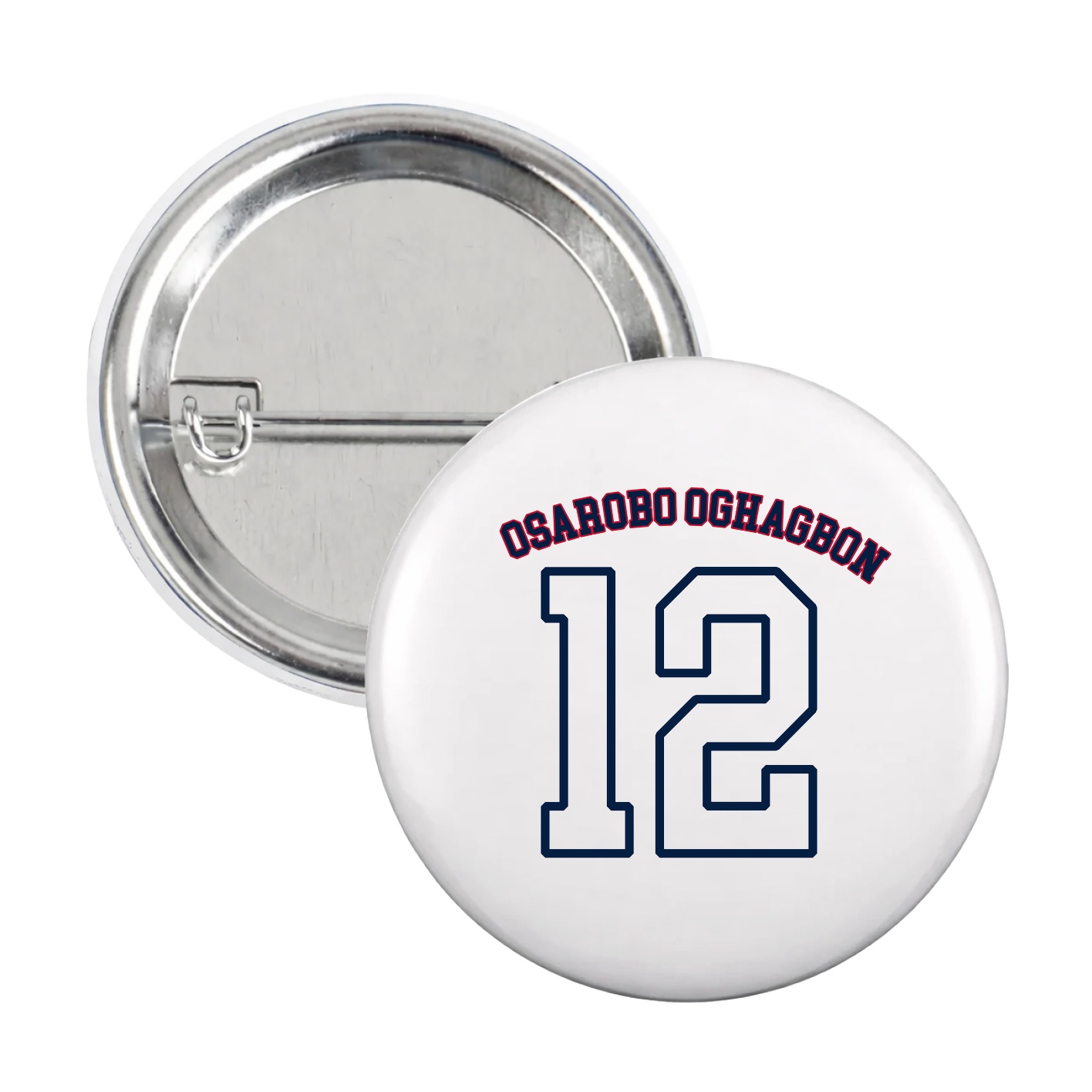 Game Day Button — Shirsey Arch in White