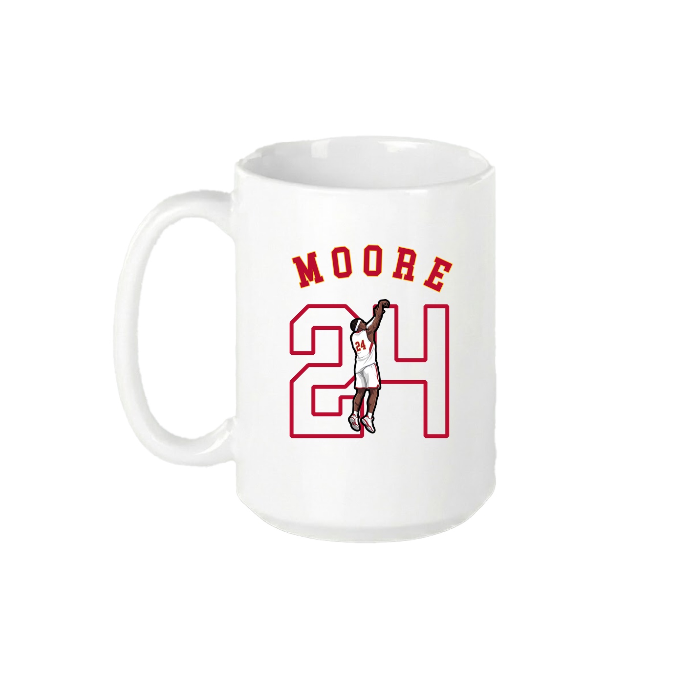 15oz Coffee Mug — Shirsey Arch in White